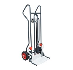 Diable élévateur avec treuil à réduction 150 kg 440 x 250 mm roue caoutchouc