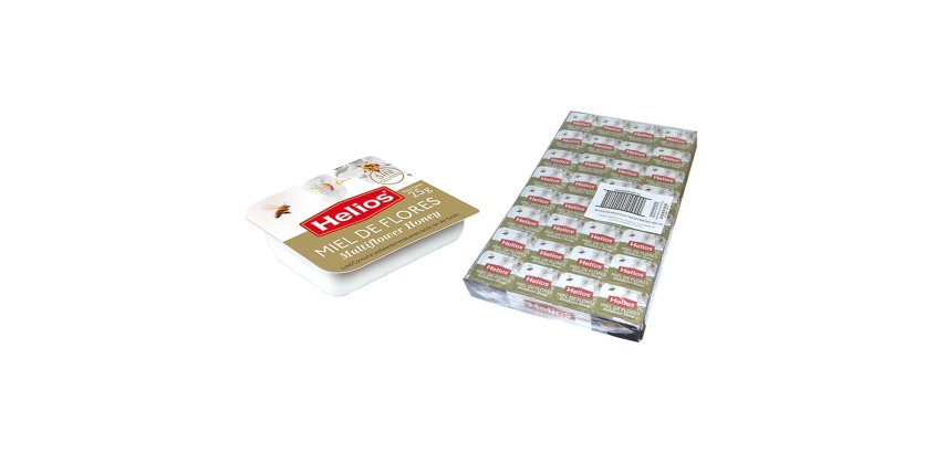 Miel mil flores Helios 25 g - Caja de 80 unidades