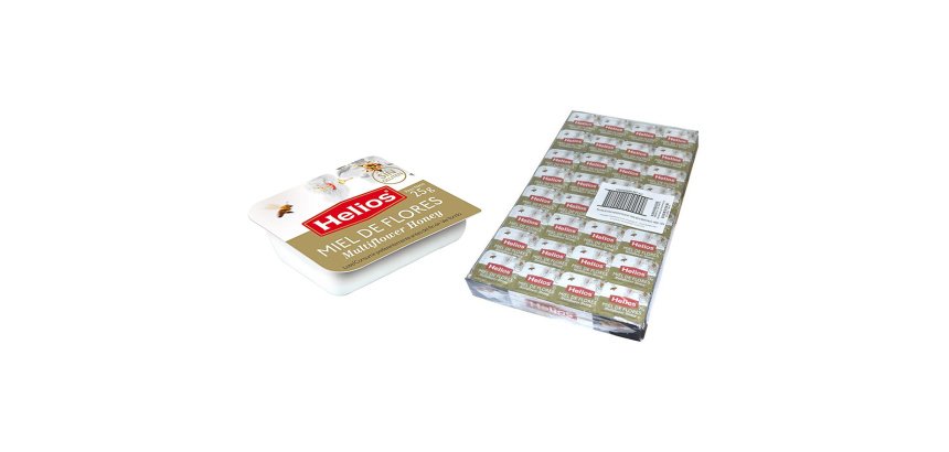 Miel mil flores Helios 25 g - Caja de 80 unidades