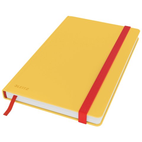 Cuaderno Leitz Cosy Touch con rayas con tapa dura - Rayas - Amarillo