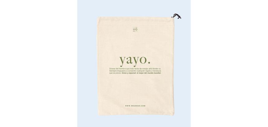 Bolsa Tela regalo "Yayo definición"
