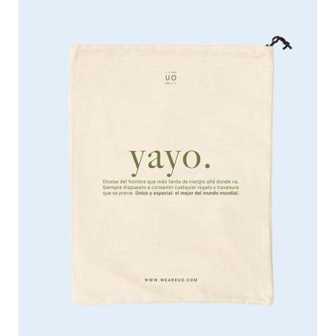 Bolsa Tela regalo "Yayo definición"