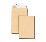 Boite de 250 sacs à soufflets kraft brun B5 176x250 120 g/m² bande de protection