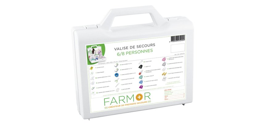 Valise de secours Multirisques 6/8 personnes