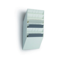 Trieur mural 6 cases FLEXIBOXX  Durable A4 paysage gris