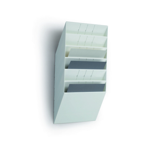 Trieur mural 6 cases FLEXIBOXX  Durable A4 paysage gris