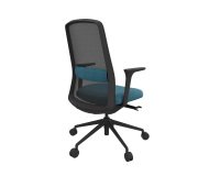 Bureaustoel ROCKIT ZWART - Turquoise