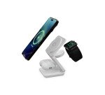 Cargador inalámbrico KSIX Cube 3en1 15 W compatible con MagSafe®