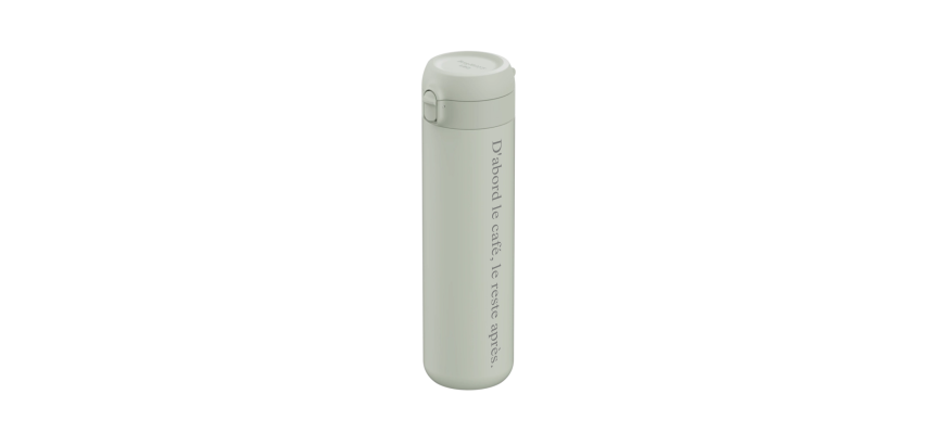 BergHOFF Sage Insulated Bottle 0.70L - With personalized text - First coffee, then the rest.
