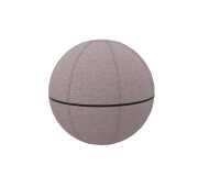 Ballon ergonomique Office Ballz Götessons 55 cm, tissu Slope avec zip noir