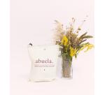 Bolsa tela regalo "Abuela. Definición" Granate
