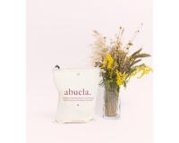 Bolsa tela regalo "Abuela. Definición" Granate
