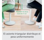 Taburete Active con asiento Comfort Leitz Ergo