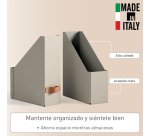 Revistero Leitz Puro, cartón 100% reciclado, pack de 2