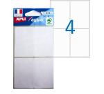 Etiquette multi-usage, 38 x 58 mm, blanc