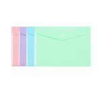 Pochette Enveloppe A4 - VIQUEL RAINBOW PASTEL - couleurs assorties