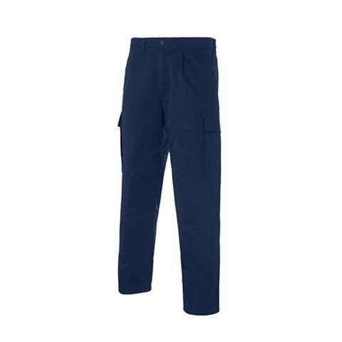 Pantalón multibolsillos 100% algodón talla 52 color marino