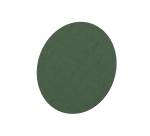 Panneau acoustique pour plafond Julia Beige en PET 12 mm- fixation par câbles pour plafonds durs - rond ou rectangle