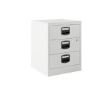 Cajonera móvil monoblock-montada PFAM1S1F Bisley 1 cajón personal y 1 cajón archivo