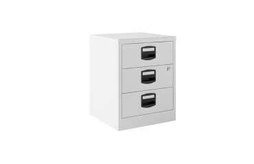 Cajonera móvil monoblock-montada PFAM1S1F Bisley 1 cajón personal y 1 cajón archivo