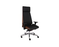 Moon Wood HD chrome R10, wood 06 - Black - Aluminium