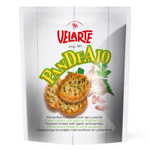 Pan de ajo Velarte 160g - Paquete de12 unidades