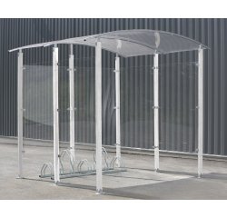 Abri vélos 4m²   Modèle avec Piliers en métal