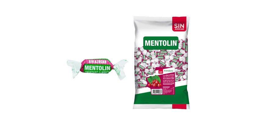 Caramelos Mentolin sabor arándanos Sin azúcar - Bolsa 1Kg