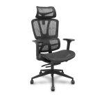 Chaise de bureau Pro537 translack - assise et dossier en maille , accoudoirs 3D