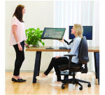 Brazo para monitor doble Eppa™ Negro Fellowes