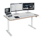 Bureau assis-debout électrique 140 x 80cm blanc - Leitz