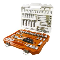 Coffret de serrage 1/4"& 1/2" 73  pièces