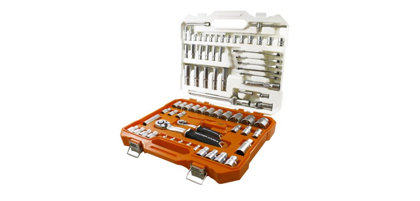 Coffret de serrage 1/4"& 1/2" 73  pièces