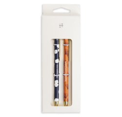 Set de bolis "Kyoto" bolis en tinta azul y tinta negra