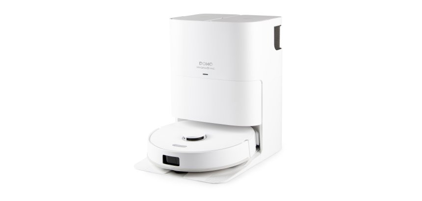 DOMO Robotstofzuiger DO7300S met roterende dweilmoppen en automatische lediging