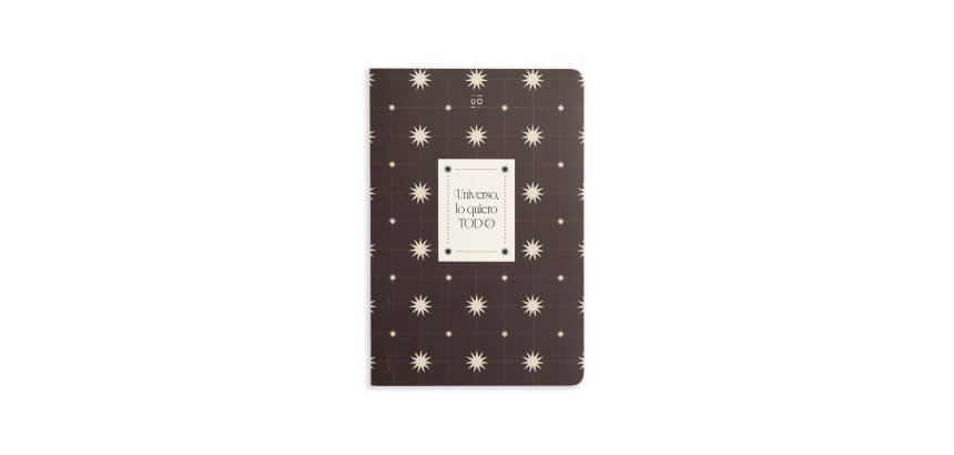 Libreta "Universo, lo quiero todo"