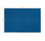 Tablero de anuncios de fieltro Nobo Essence de 1800x1200 mm