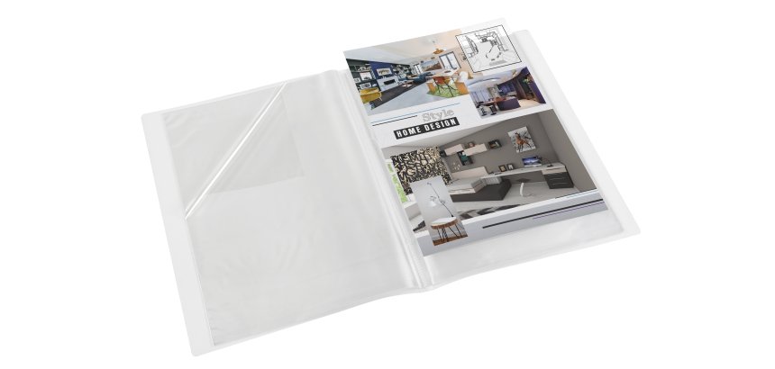 Protège-documents Propyglass Viquel polypropylène translucide A3 20 pochettes - 40 vues