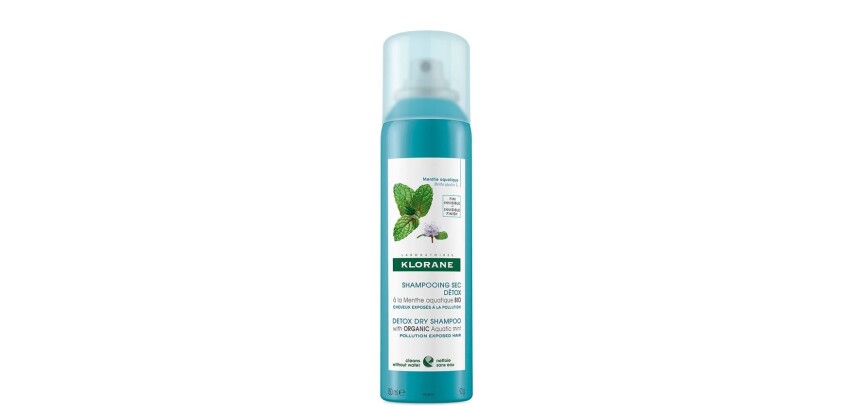 Dry Shampoo Detox with Organic Aquatic Mint by Klorane - 150 ml Aerosol