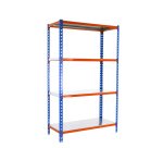 Estantería simonclick 4/400 1500 azul/naranja/galva