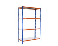 Estantería simonclick 4/400 1500 azul/naranja/galva