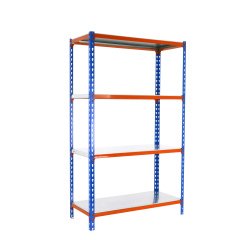 Estantería simonclick 4/400 1500 azul/naranja/galva