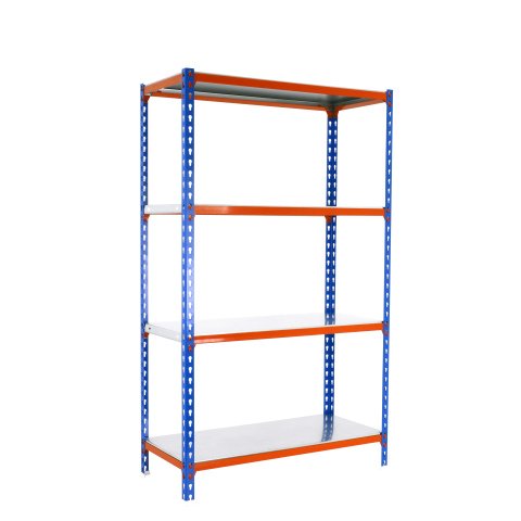 Estantería simonclick 4/400 1500 azul/naranja/galva