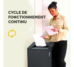 Destructeur Fellowes Powershred 425HS - coupe croisée