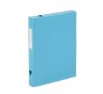Boîte de classement plastique Viquel Class Doc - Essentiel Recycle - dos 4 cm - turquoise