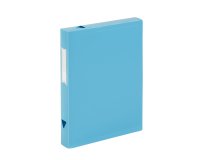 Boîte de classement plastique Viquel Class Doc - Essentiel Recycle - dos 4 cm - turquoise