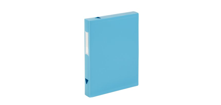Boîte de classement plastique Viquel Class Doc - Essentiel Recycle - dos 4 cm - turquoise