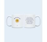 Taza "Placeres de la vida" 350ml, cerámica 
