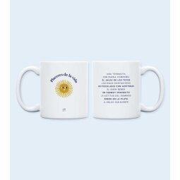 Taza "Placeres de la vida" 350ml, cerámica 
