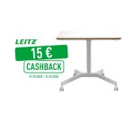Bureau manuel compact - assis-debout - blanc - Leitz Ergo